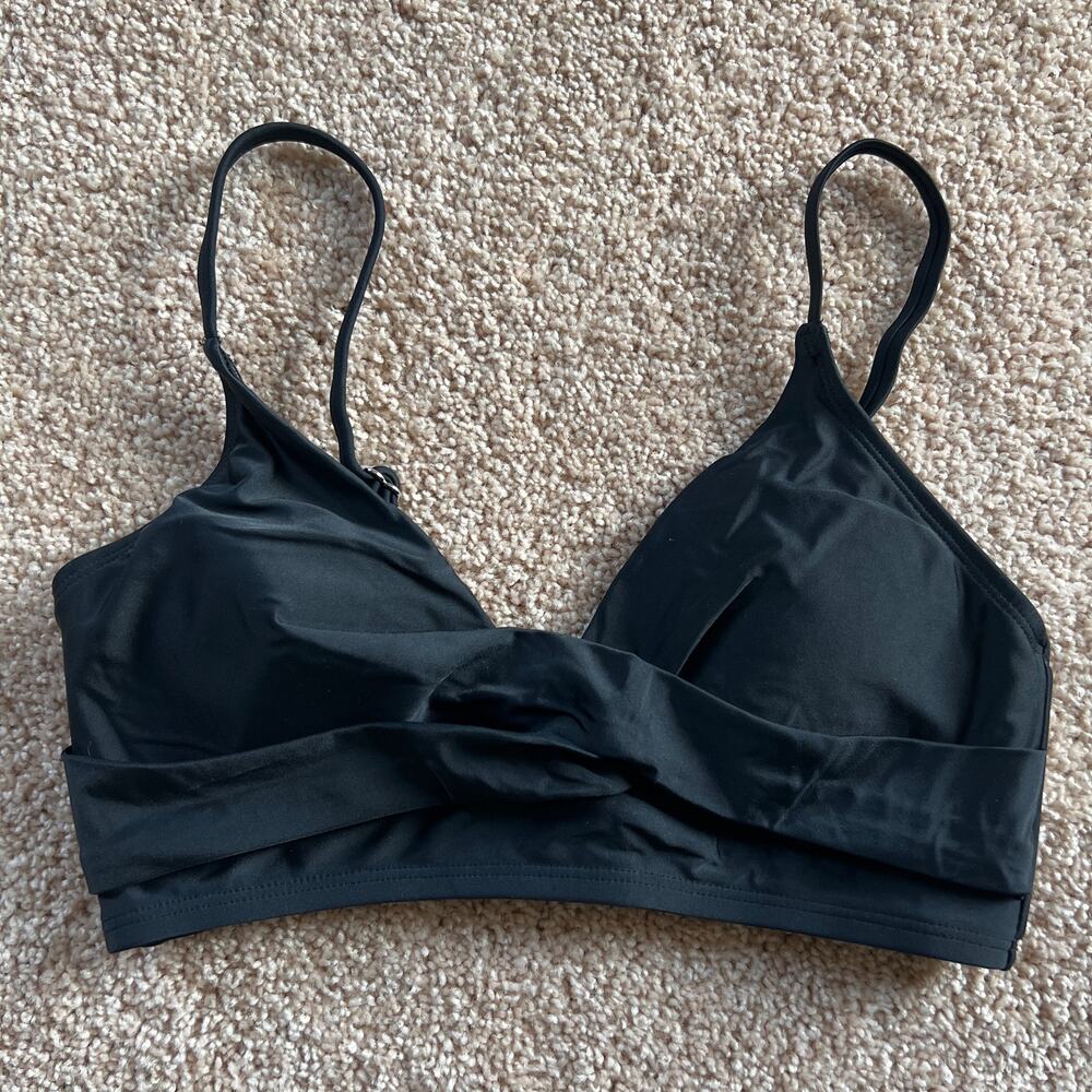 CUPSHE Black Bikini Top - NWOT - Size S